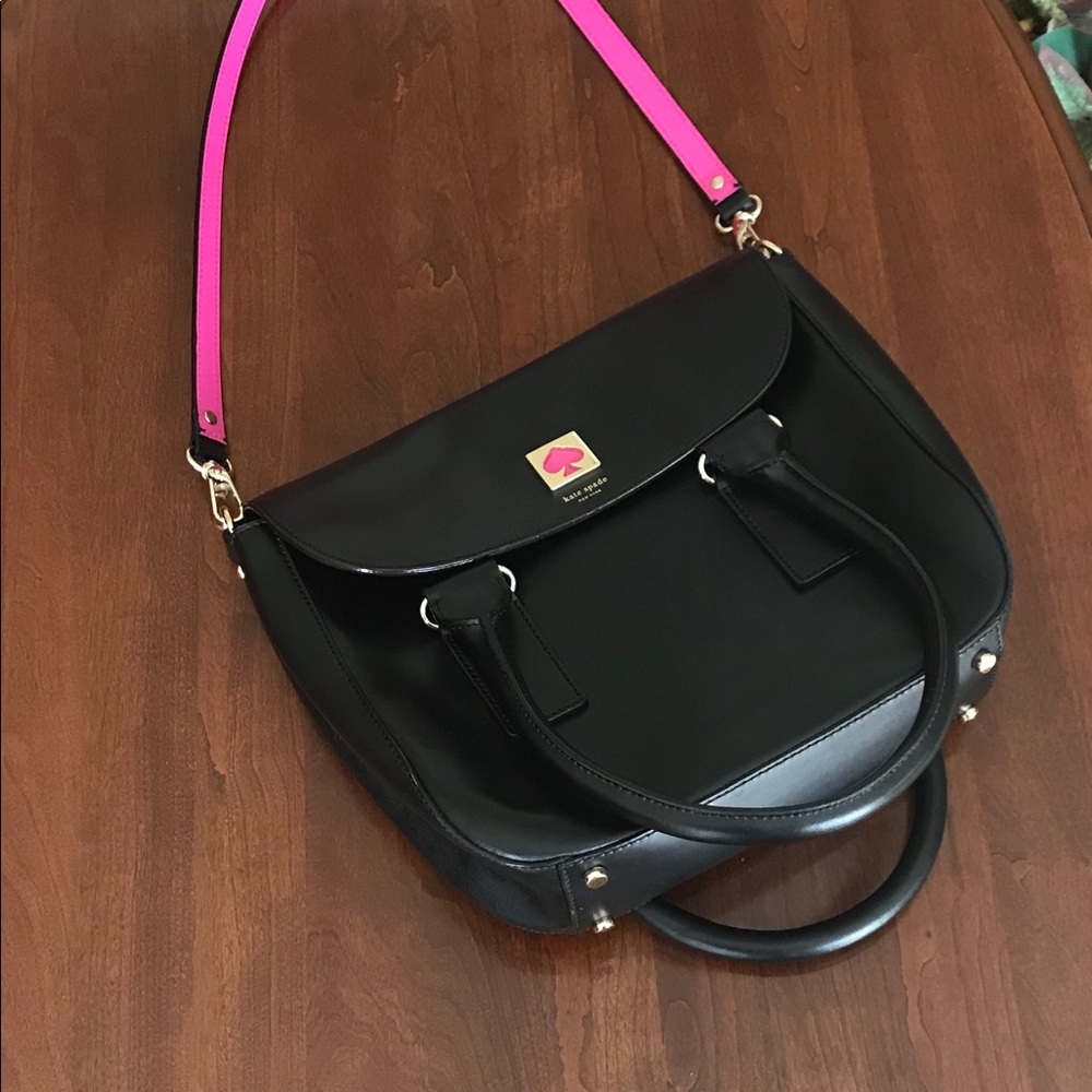 Kate Spade Black Bag with Shoulder Strap